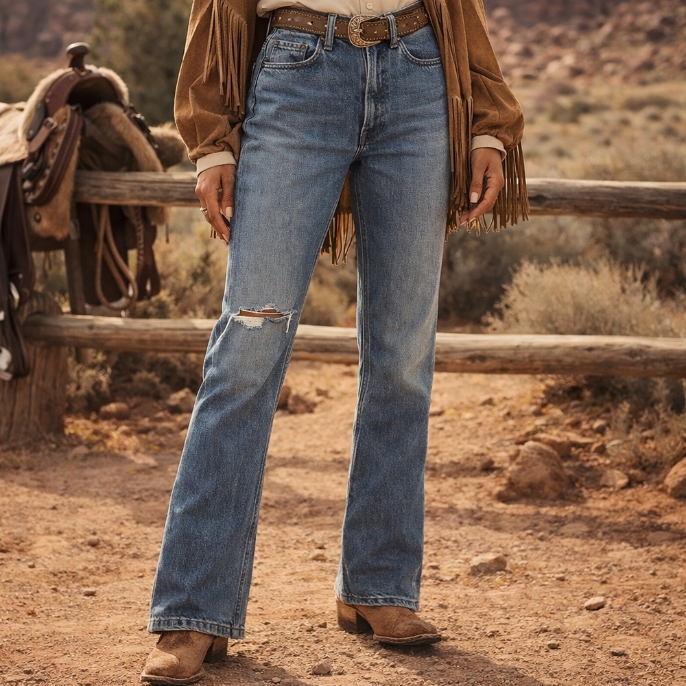 Goldsign 27×30 The Nineties Boot High-Rise Bootcut Jean Saunton Vintage Wash